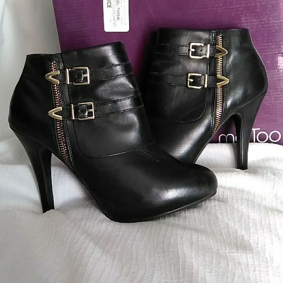 me too Shoes - ...me Too Leather Ankle Boots
